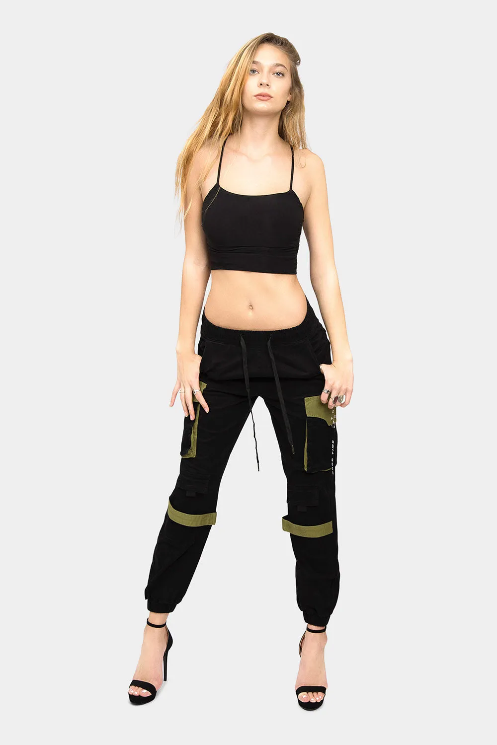 Lace Up Crop Tank Top sold by G-Style USA product image thumbnail 5