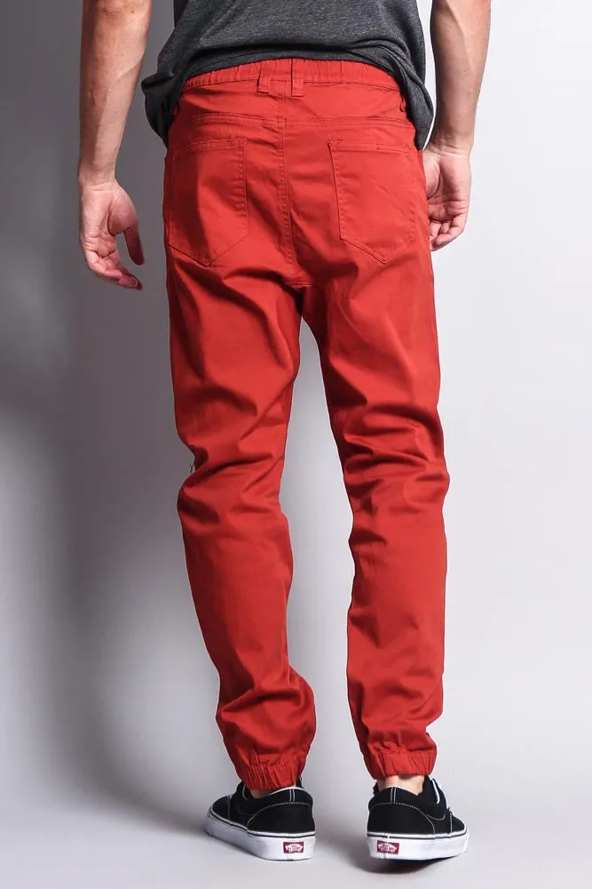 Men's Jogger Twill Pants (Burnt Orange) sold by G-Style USA product image thumbnail 3