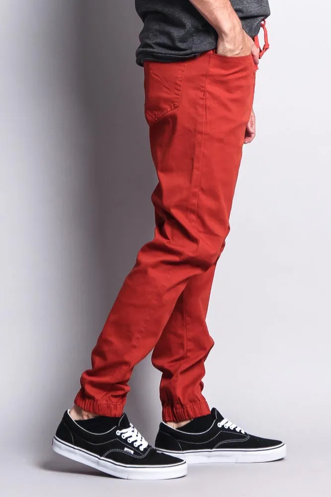 Men's Jogger Twill Pants (Burnt Orange) sold by G-Style USA product image thumbnail 4