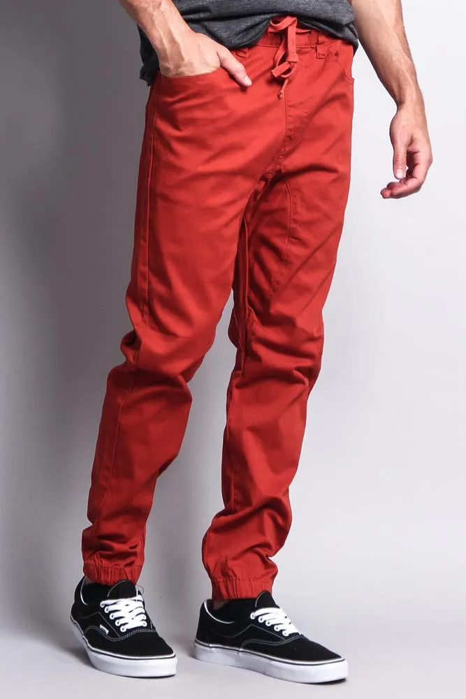 Men's Jogger Twill Pants (Burnt Orange) sold by G-Style USA product image thumbnail 5