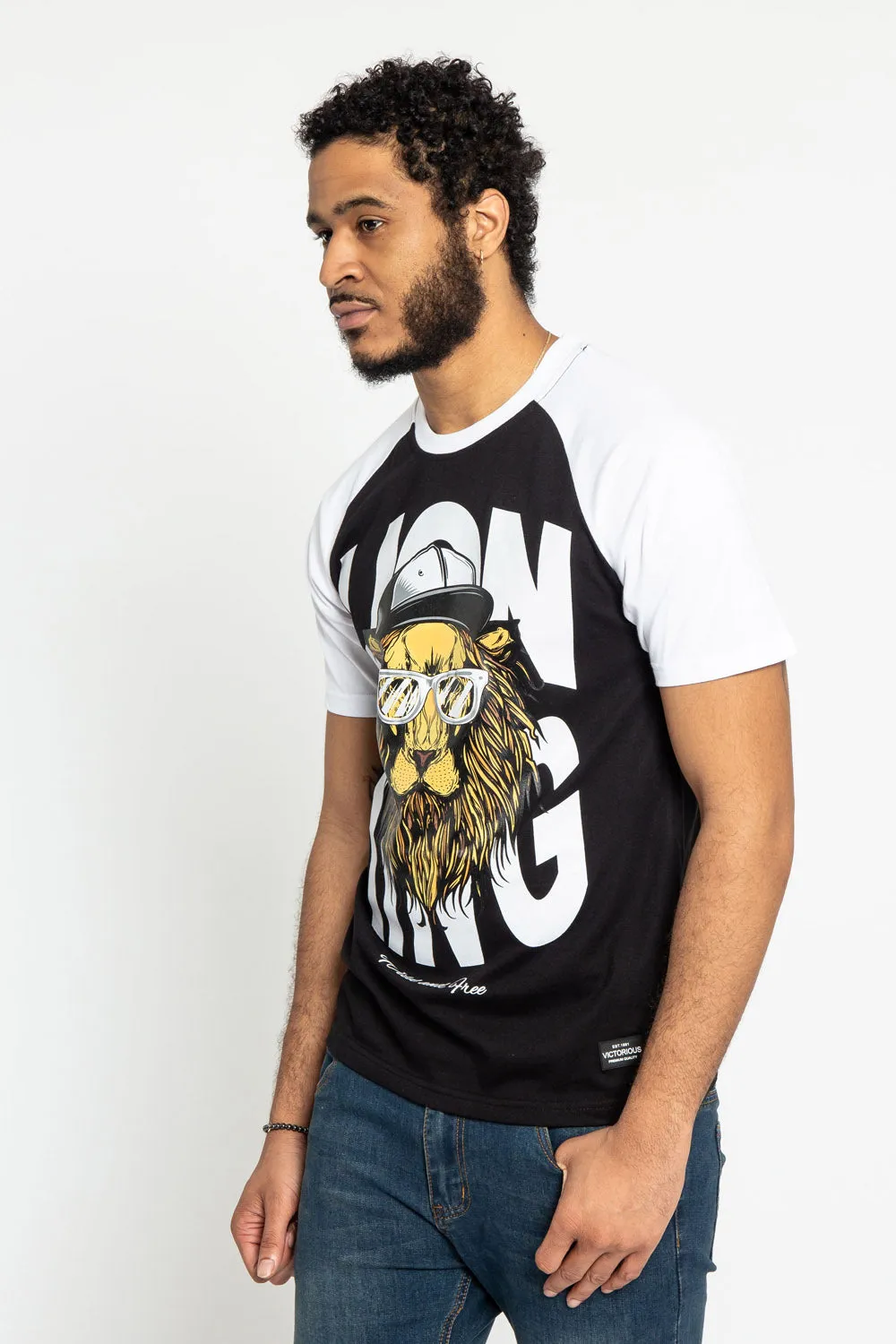 Raglan Lion King T-Shirt sold by G-Style USA product image thumbnail 3