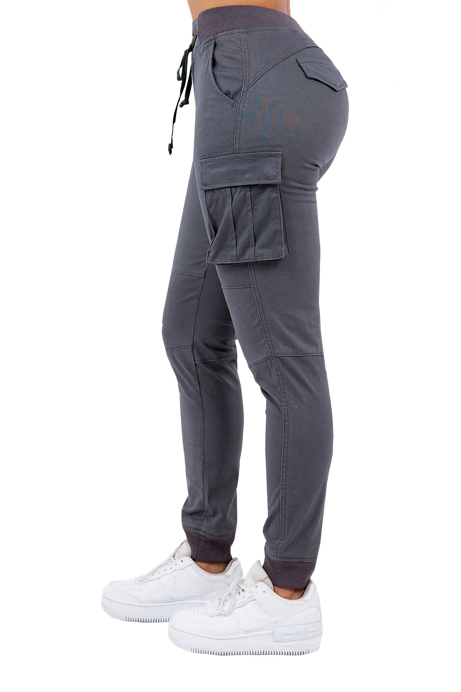 Women's Essential Colored Cargo Joggers (New Colorway) sold by G-Style USA product image thumbnail 2