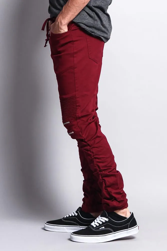 Scrunch Stacked Biker Twill Jogger Pants sold by G-Style USA product image thumbnail 4