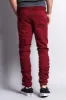 Scrunch Stacked Biker Twill Jogger Pants sold by G-Style USA