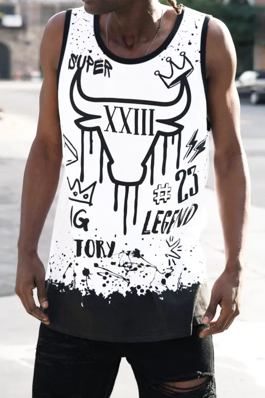 Men's Legend Graffiti Graphic Tank Top sold by G-Style USA