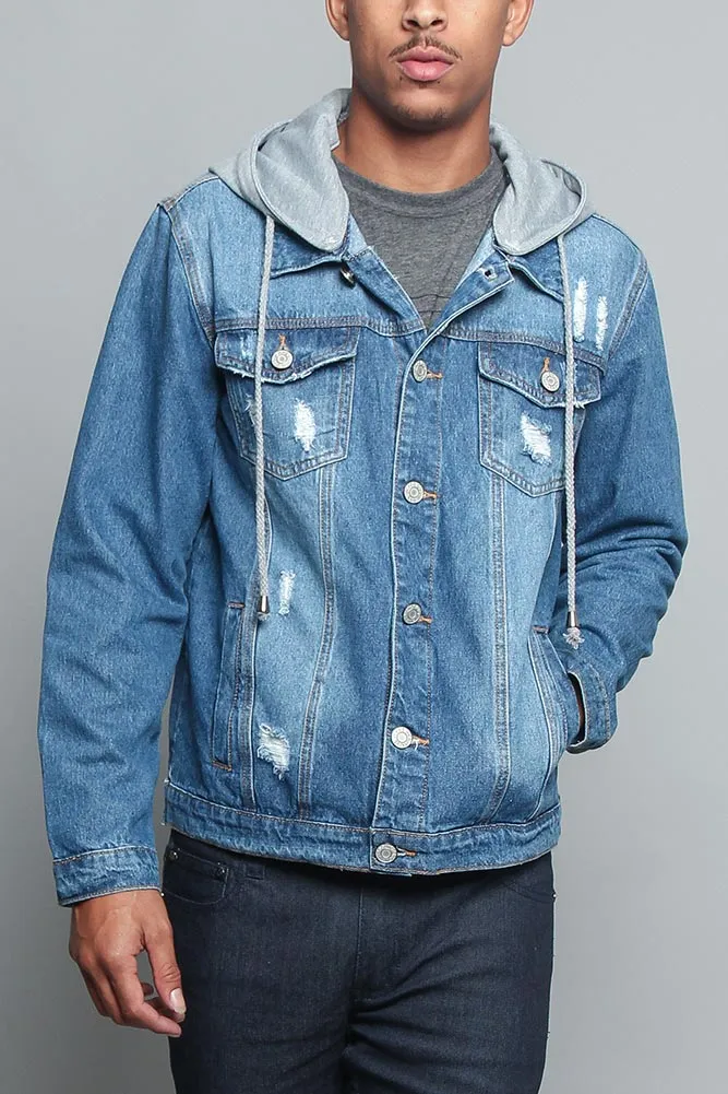 Hooded Denim Jacket sold by G-Style USA