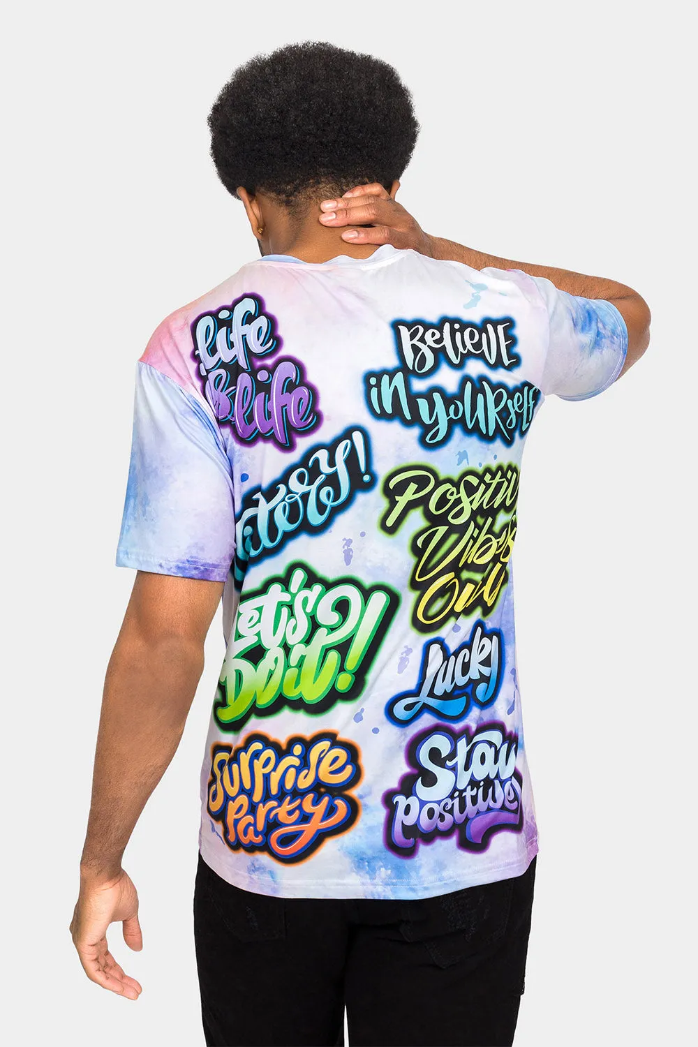 Airbrushed Graffiti T-Shirt sold by G-Style USA product image thumbnail 3