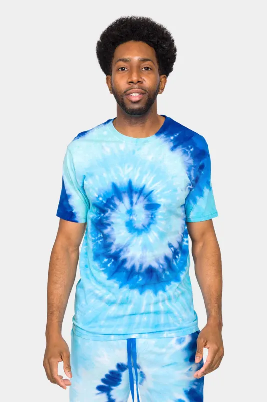 Pastel Contrast Swirl Tie Dye Cotton Shirt sold by G-Style USA