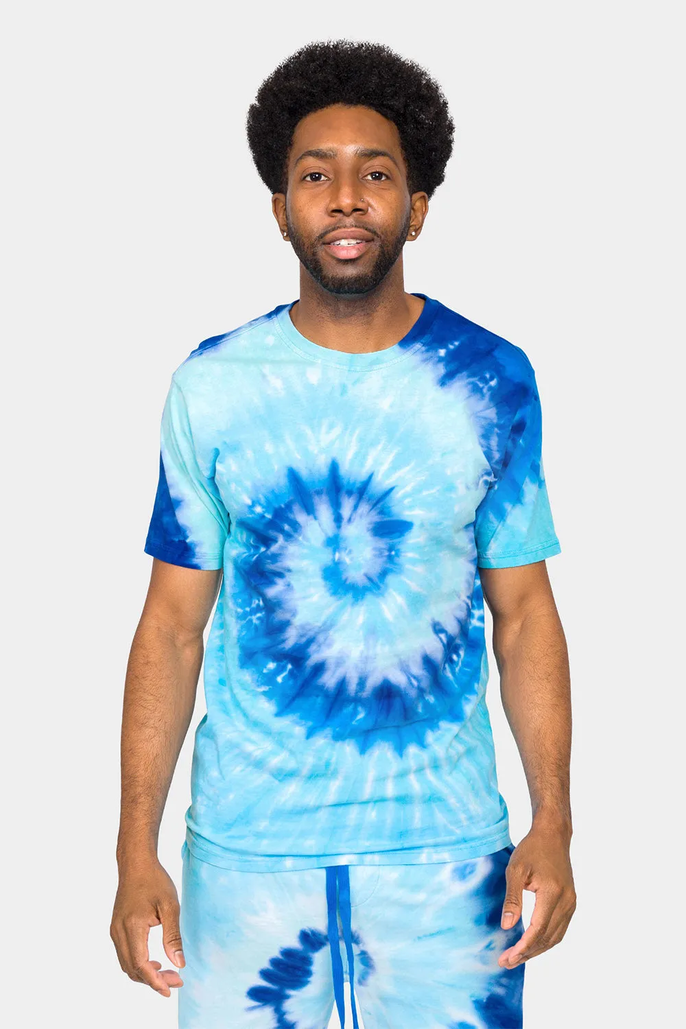 Pastel Contrast Swirl Tie Dye Cotton Shirt sold by G-Style USA