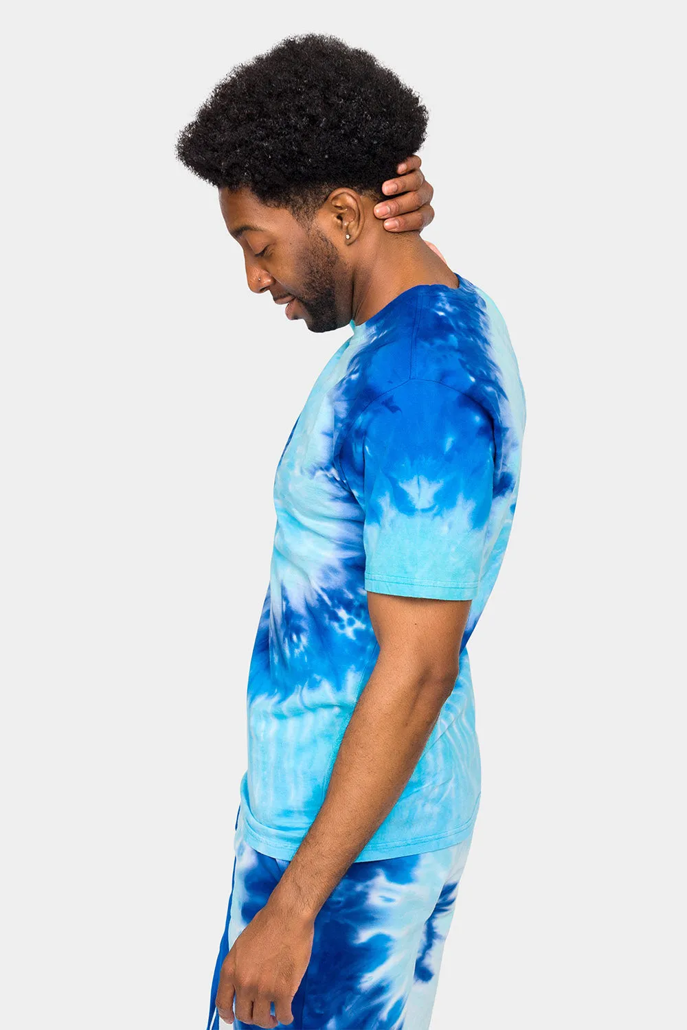 Pastel Contrast Swirl Tie Dye Cotton Shirt sold by G-Style USA product image thumbnail 2