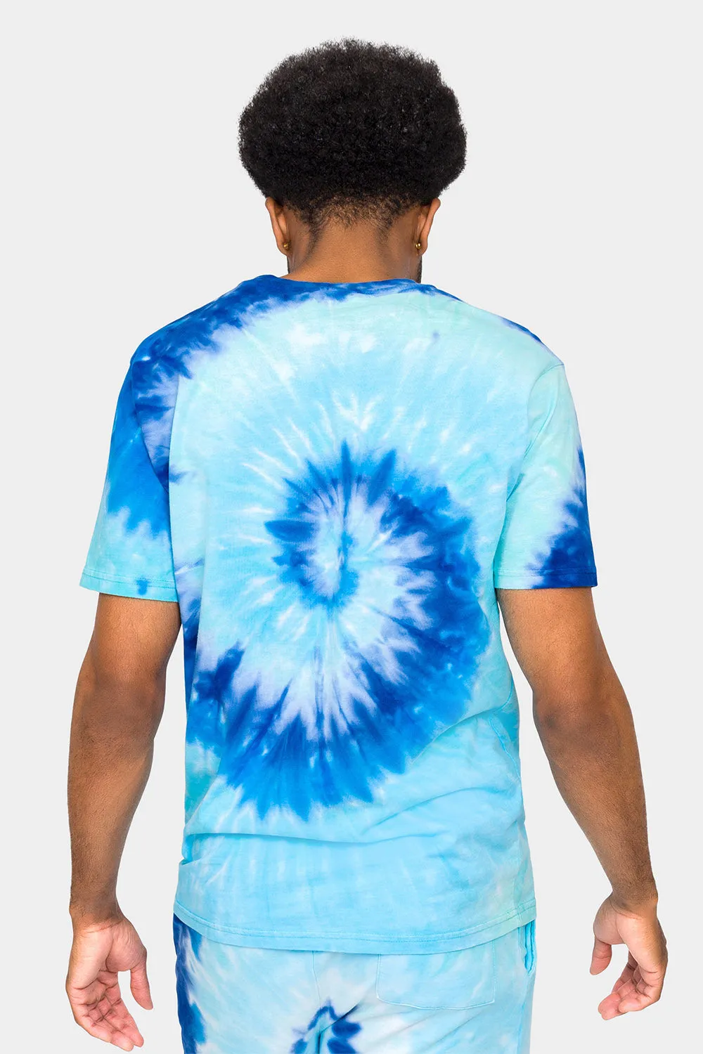 Pastel Contrast Swirl Tie Dye Cotton Shirt sold by G-Style USA product image thumbnail 3