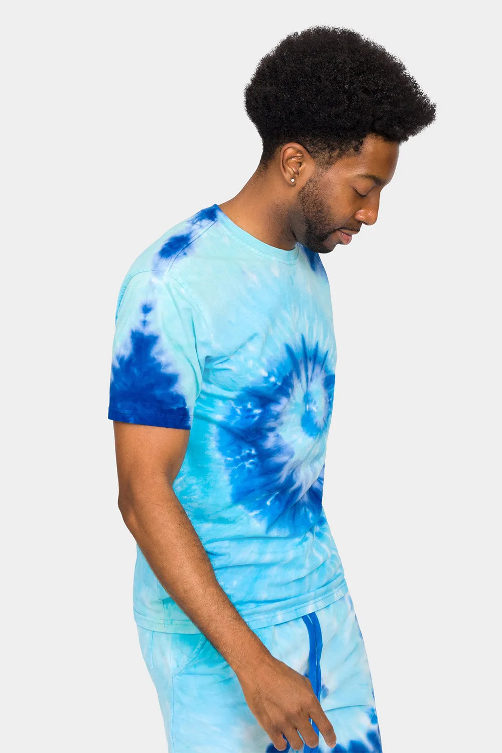 Pastel Contrast Swirl Tie Dye Cotton Shirt sold by G-Style USA product image thumbnail 4