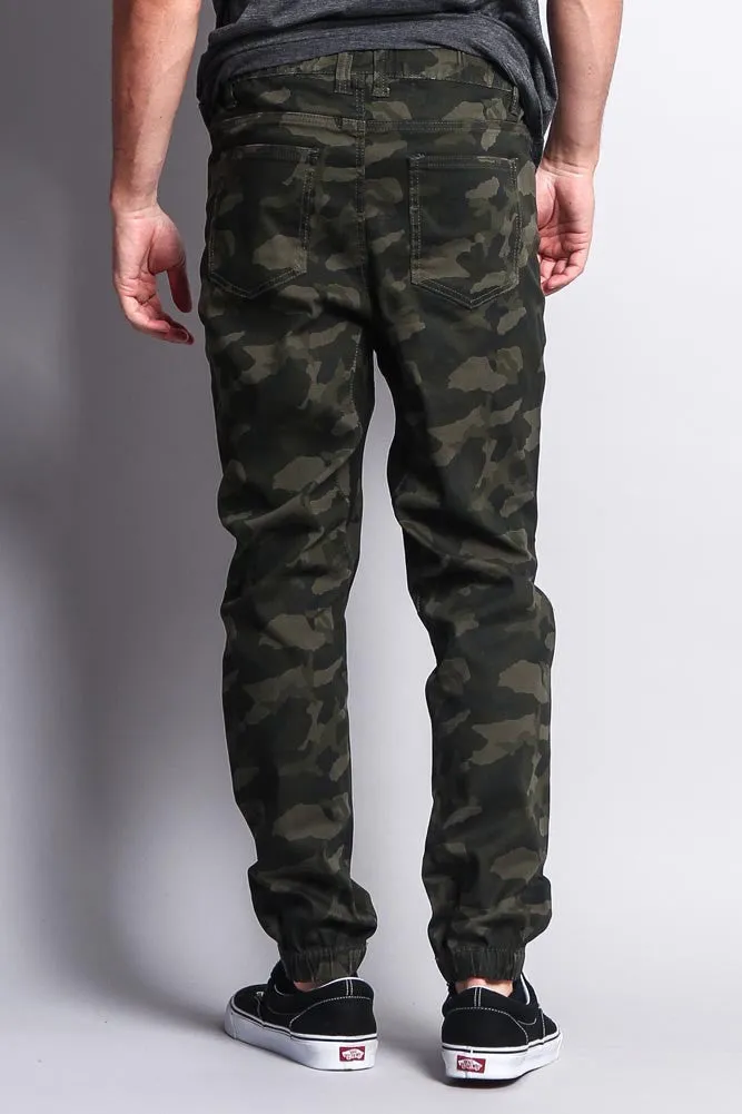Men's Jogger Twill Pants (Olive Camo) sold by G-Style USA product image thumbnail 3