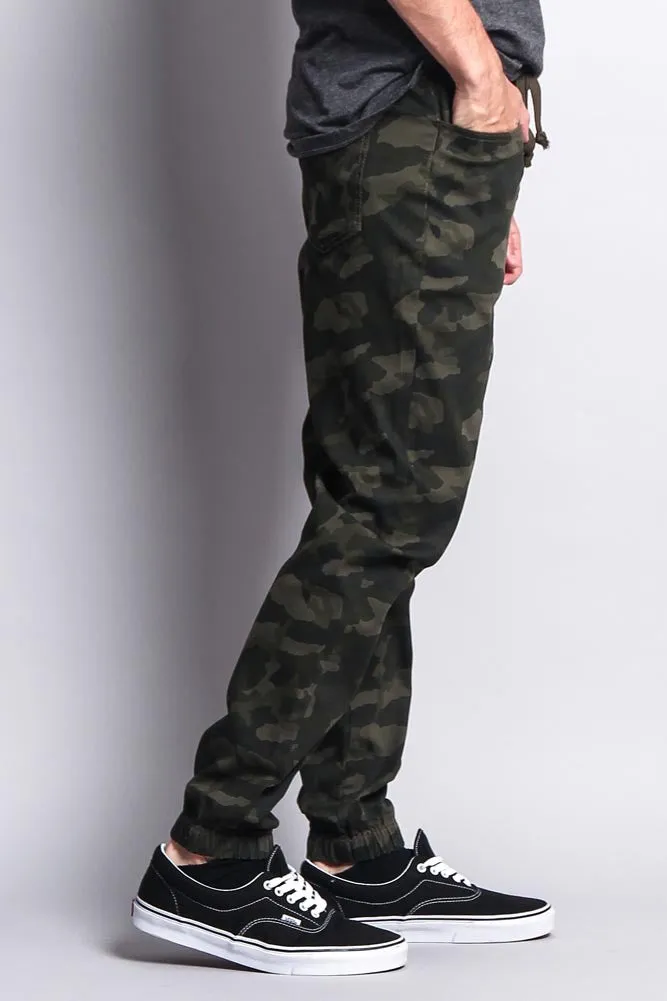 Men's Jogger Twill Pants (Olive Camo) sold by G-Style USA product image thumbnail 4