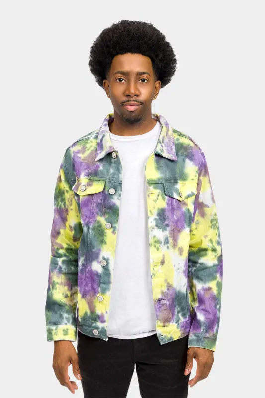 Tie Dye Denim Jacket sold by G-Style USA