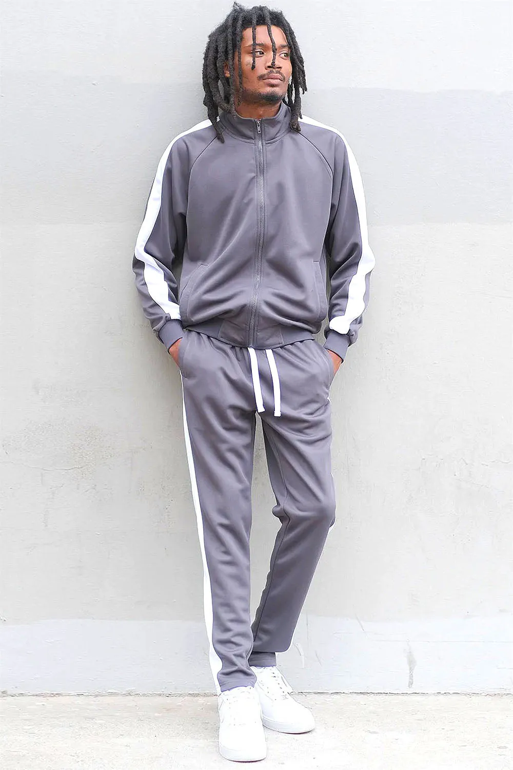 Essential Side Stripe Track Suit sold by G-Style USA product image thumbnail 4