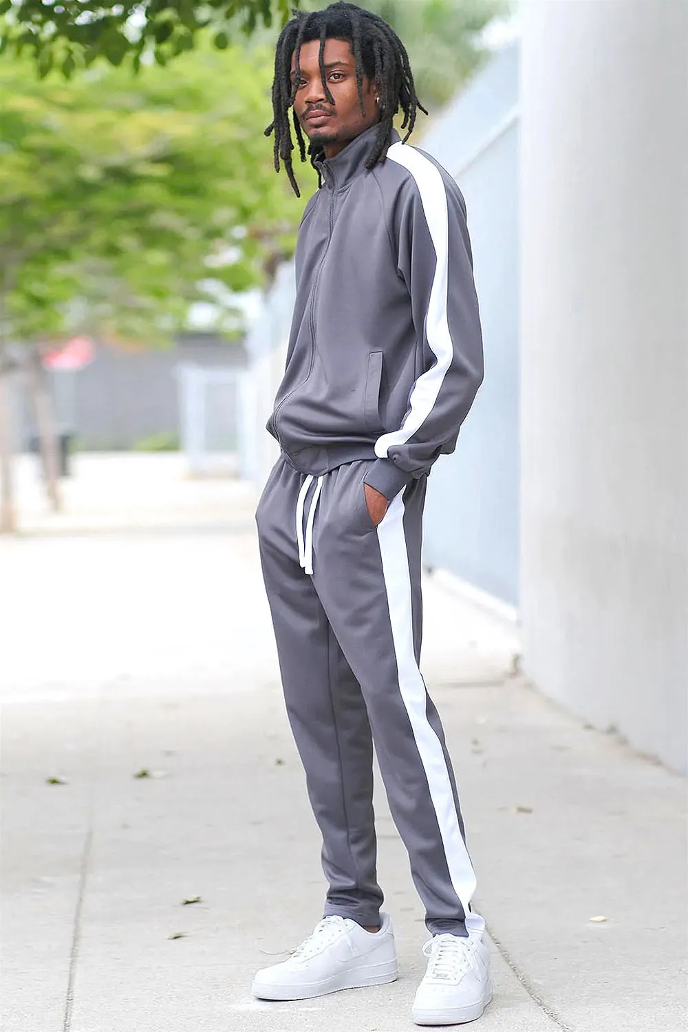 Essential Side Stripe Track Suit sold by G-Style USA product image thumbnail 5