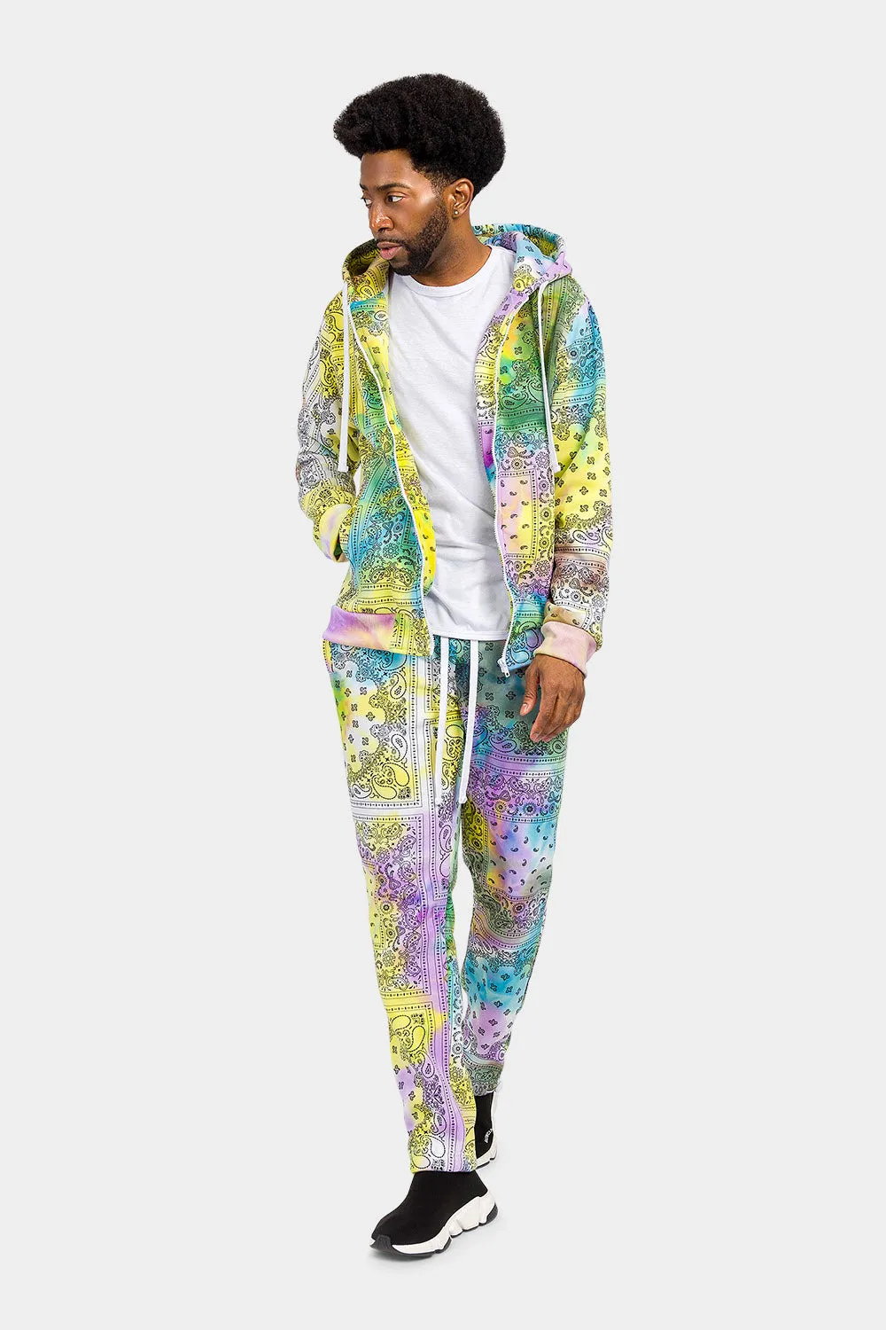 Bandana Paisley Tie Dye Track Suit sold by G-Style USA product image thumbnail 5