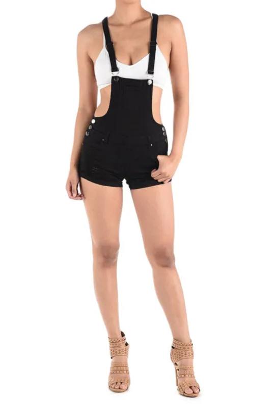 Women's Ripped Cutoff Shorts Overalls sold by G-Style USA