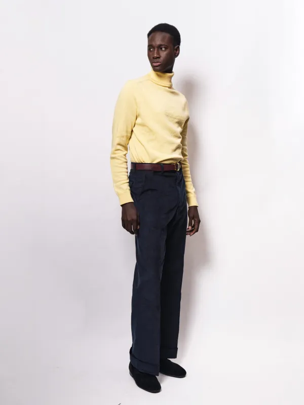 Trousers - Navy Corduroy made by Maximilian Mogg