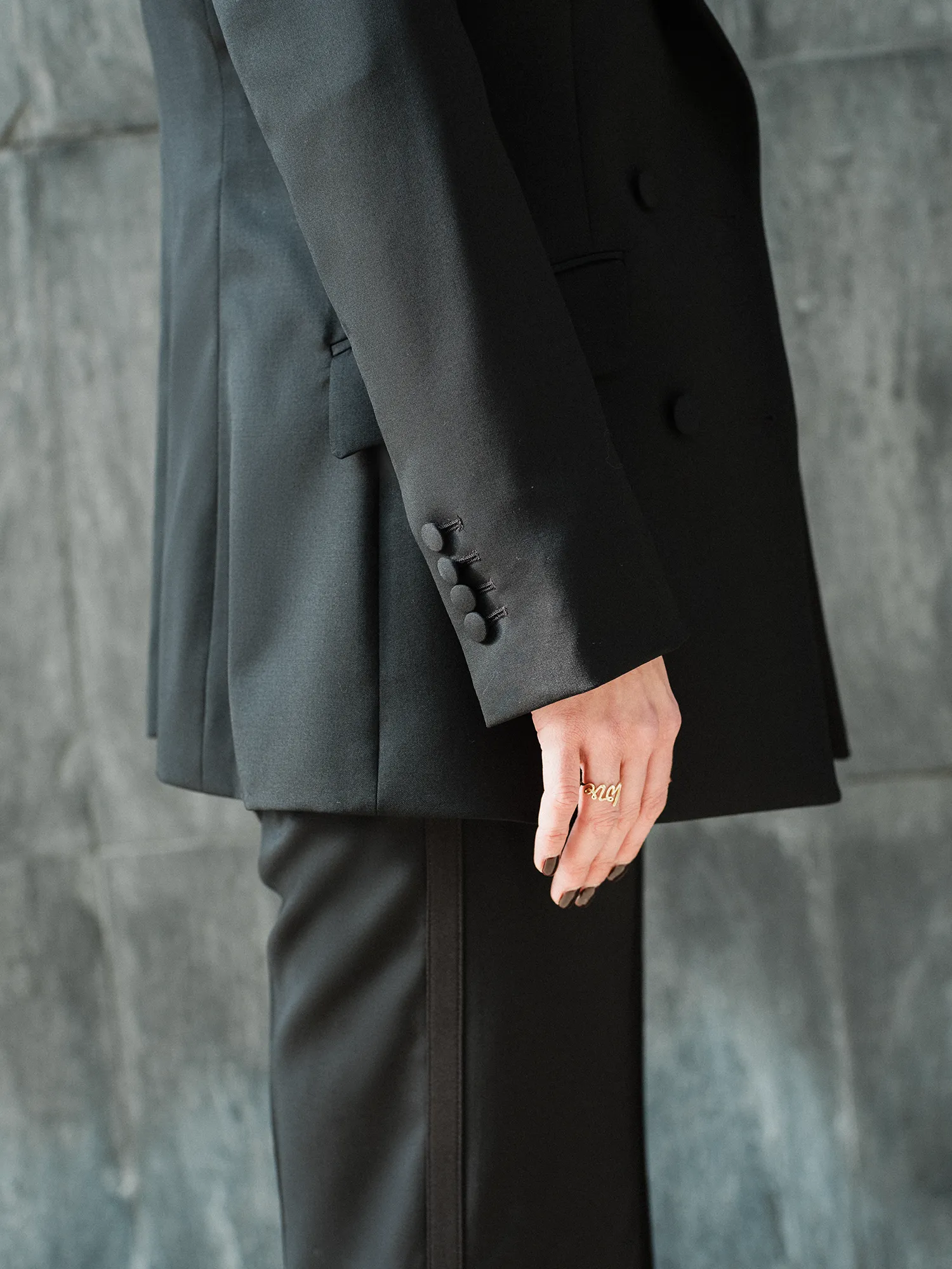 Tuxedo - Black Wool-Mohair-Blend sold by Maximilian Mogg product image thumbnail 4