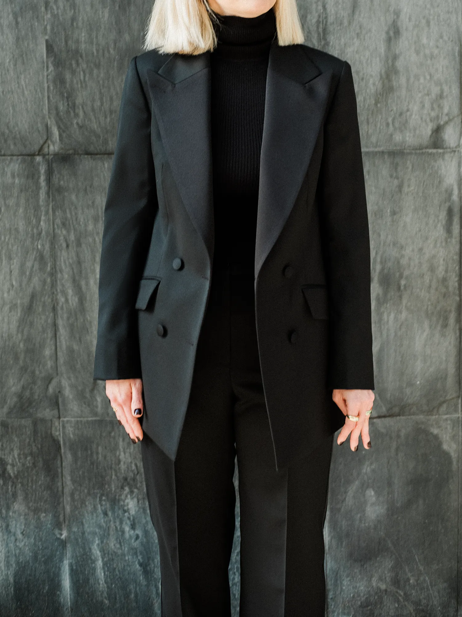 Tuxedo - Black Wool-Mohair-Blend sold by Maximilian Mogg product image thumbnail 2