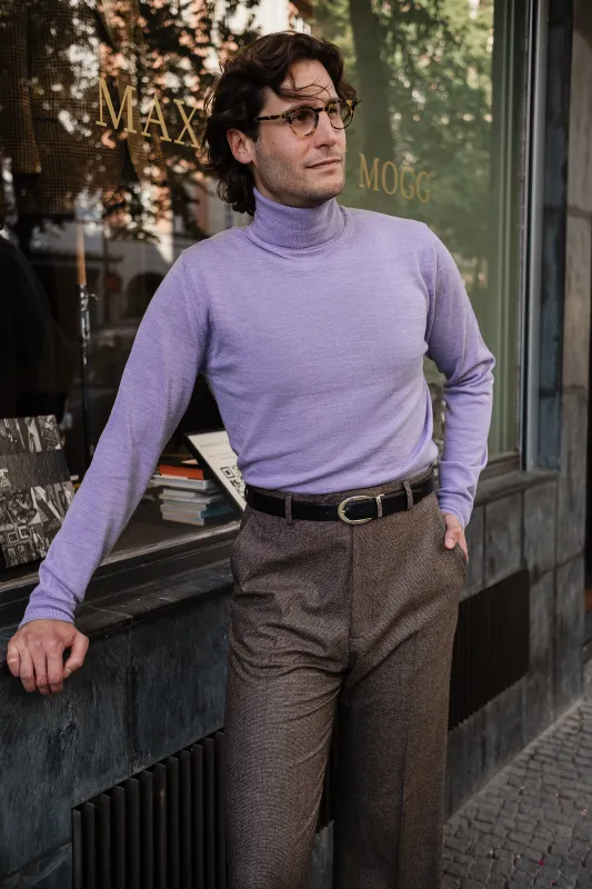 Pullover - lilac merino wool made by Maximilian Mogg