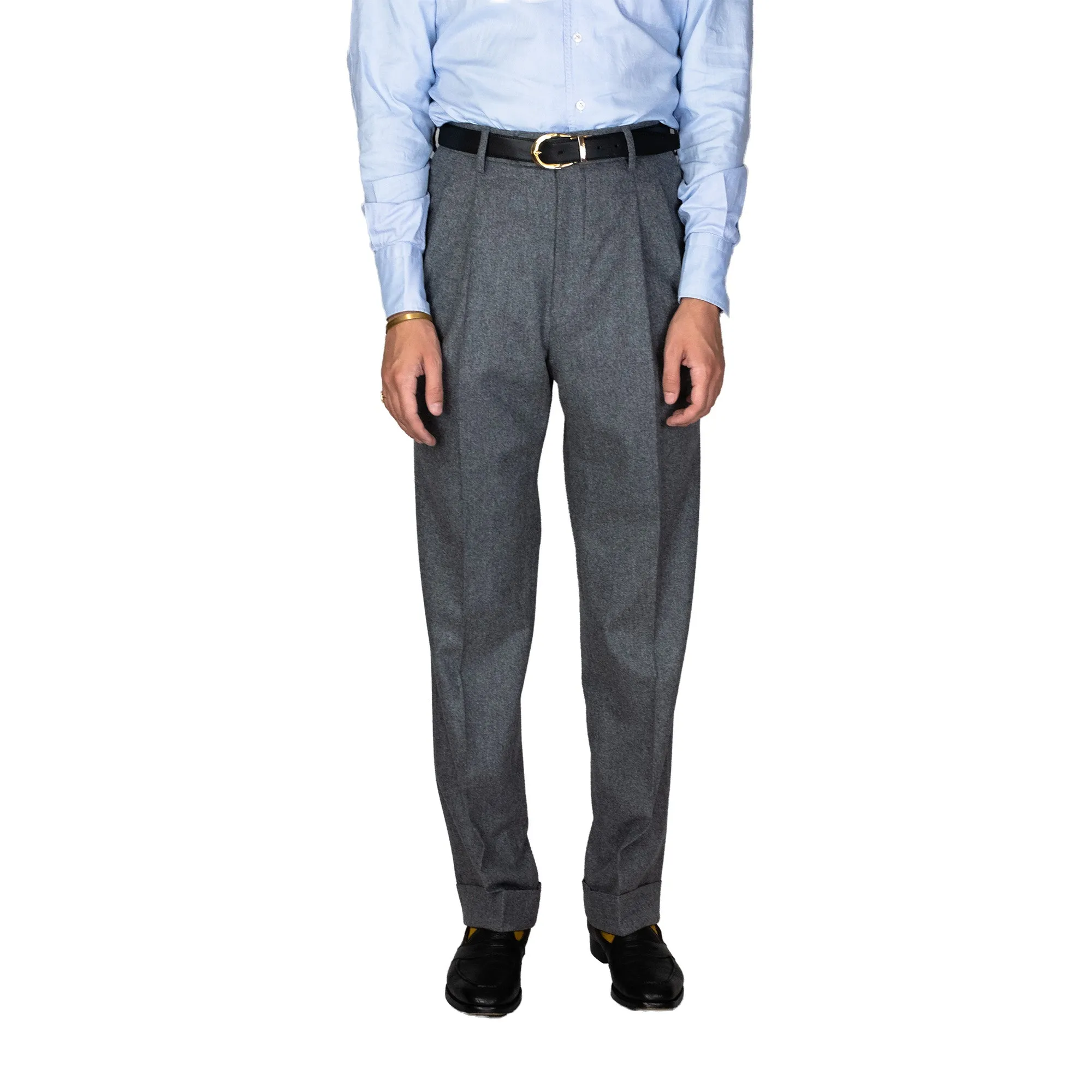 Pants - Mid grey flannel sold by Maximilian Mogg product image thumbnail 2