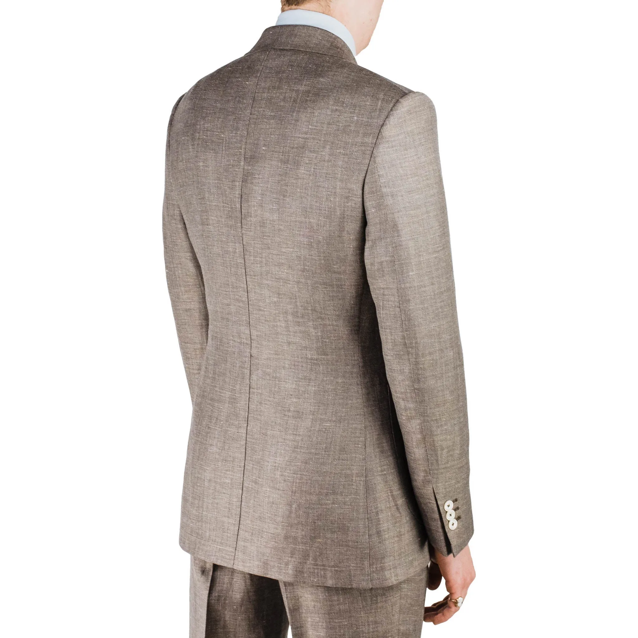 Suit - Brown wool-linen-blend sold by Maximilian Mogg product image thumbnail 5