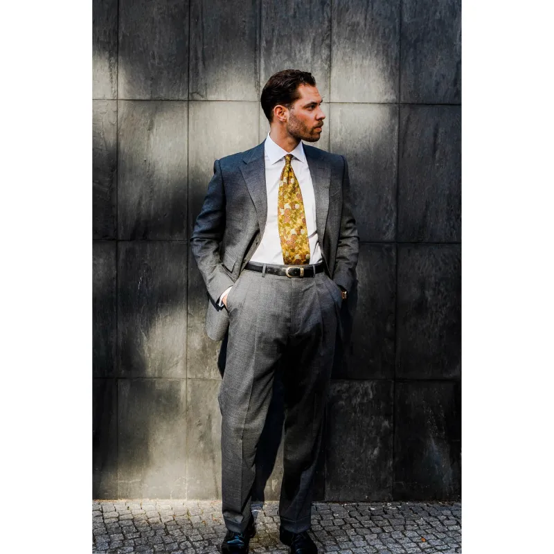 Suit - Mid-grey tropical wool sold by Maximilian Mogg