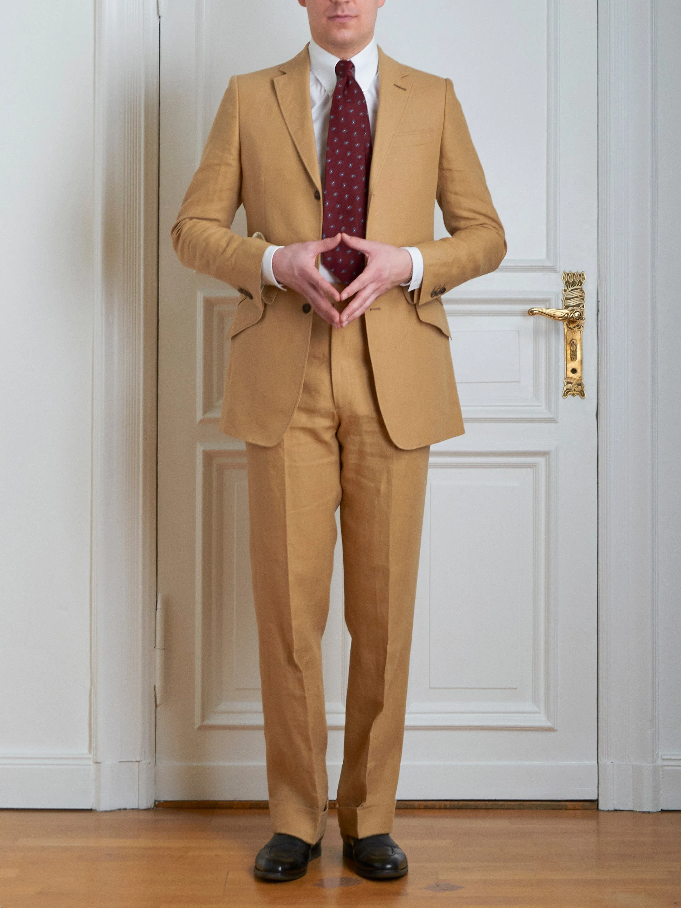 Suit - Beige Linen sold by Maximilian Mogg product image thumbnail 3