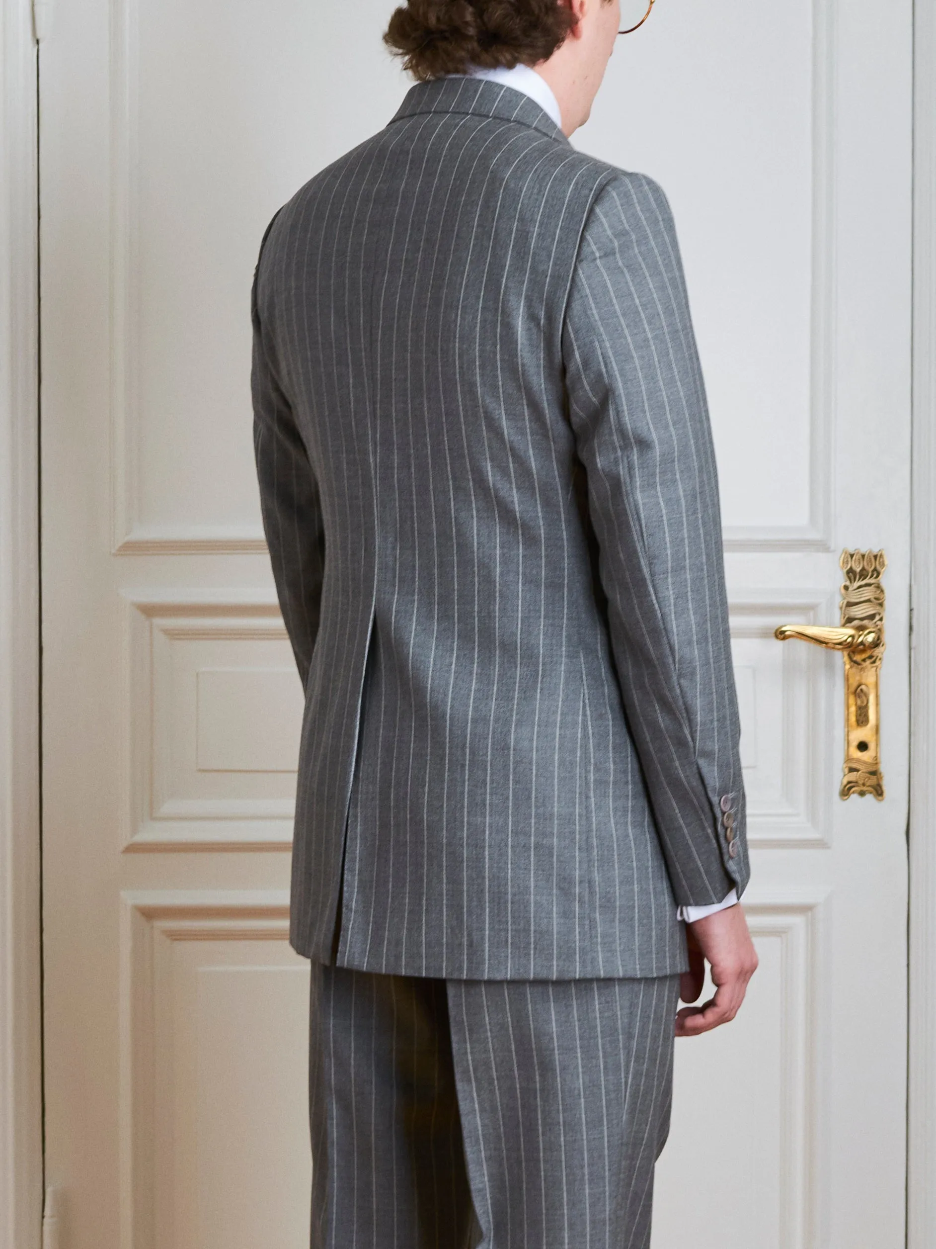 Suit - ligth-grey pinstripe sold by Maximilian Mogg product image thumbnail 4
