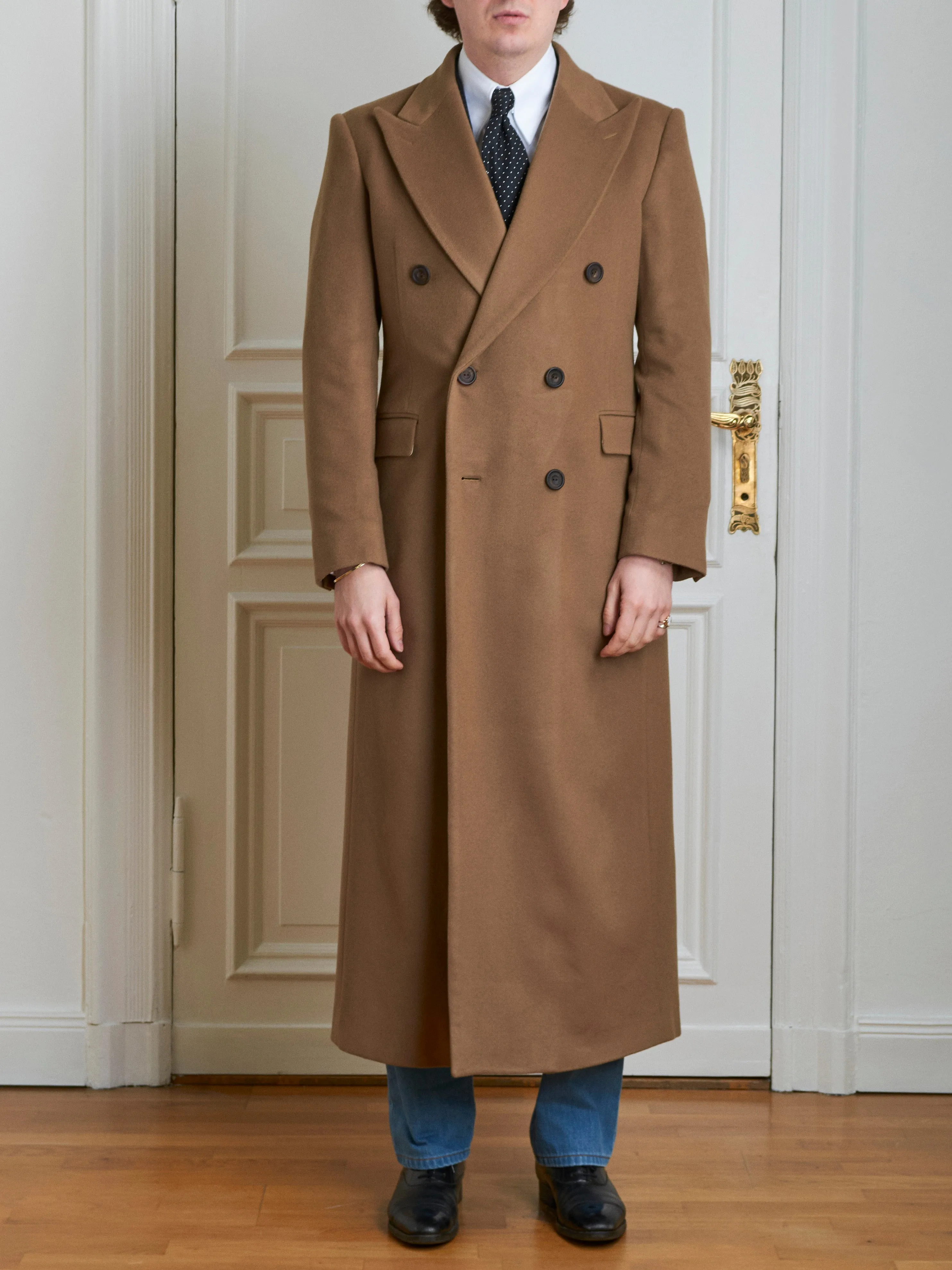 Coat - camel wool sold by Maximilian Mogg