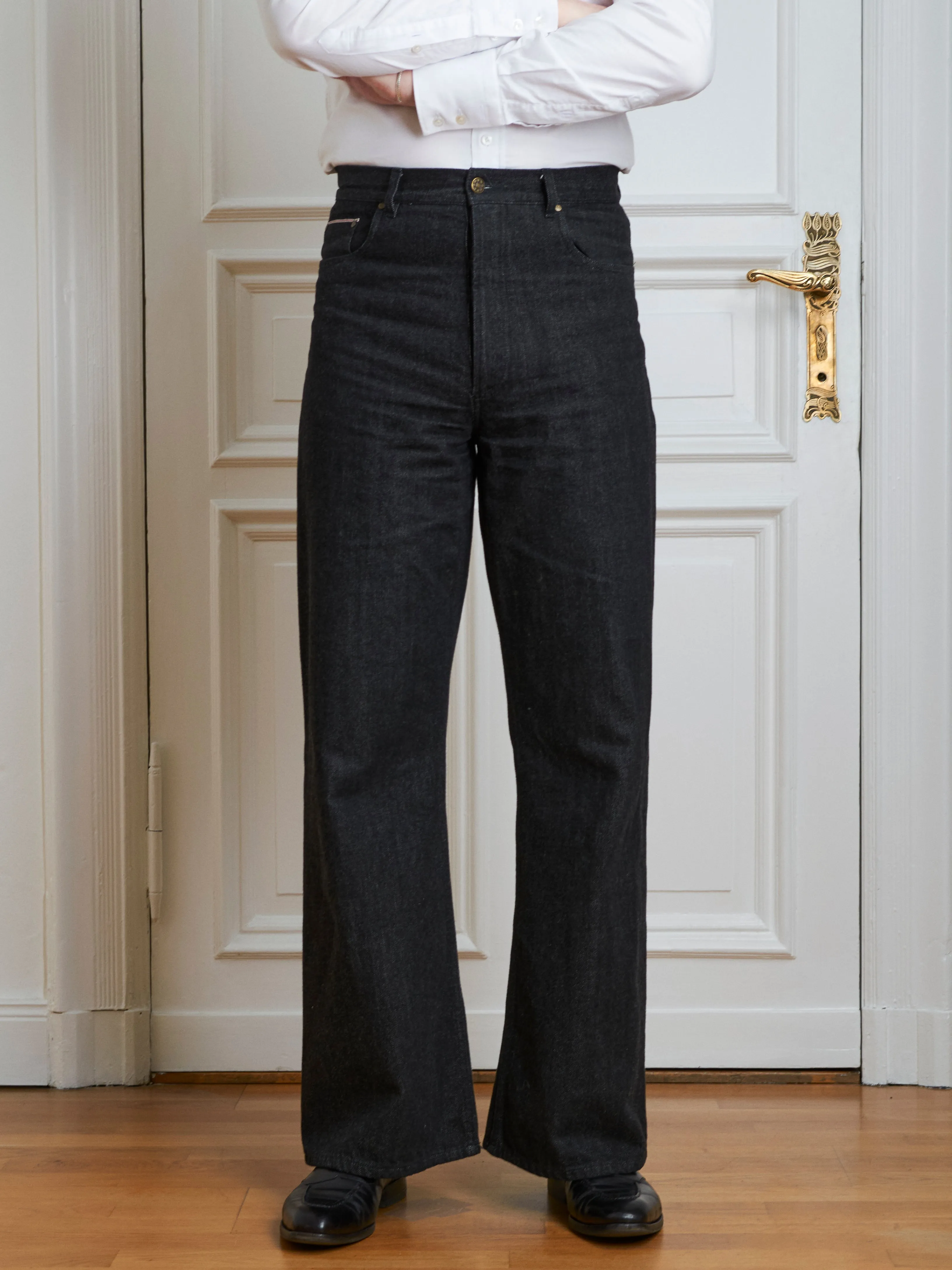 Jeans - Black denim sold by Maximilian Mogg product image thumbnail 5