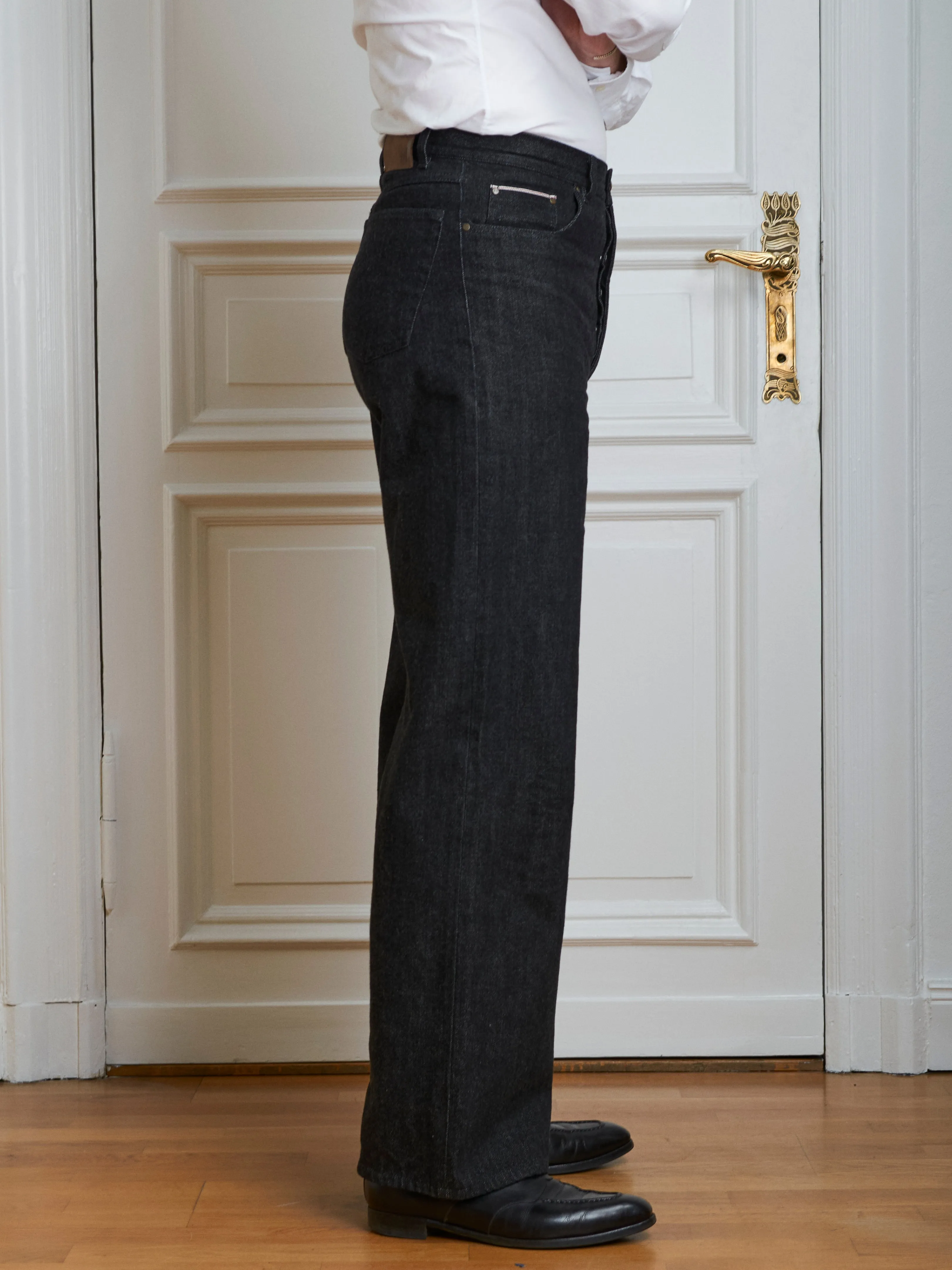 Jeans - Black denim sold by Maximilian Mogg product image thumbnail 4