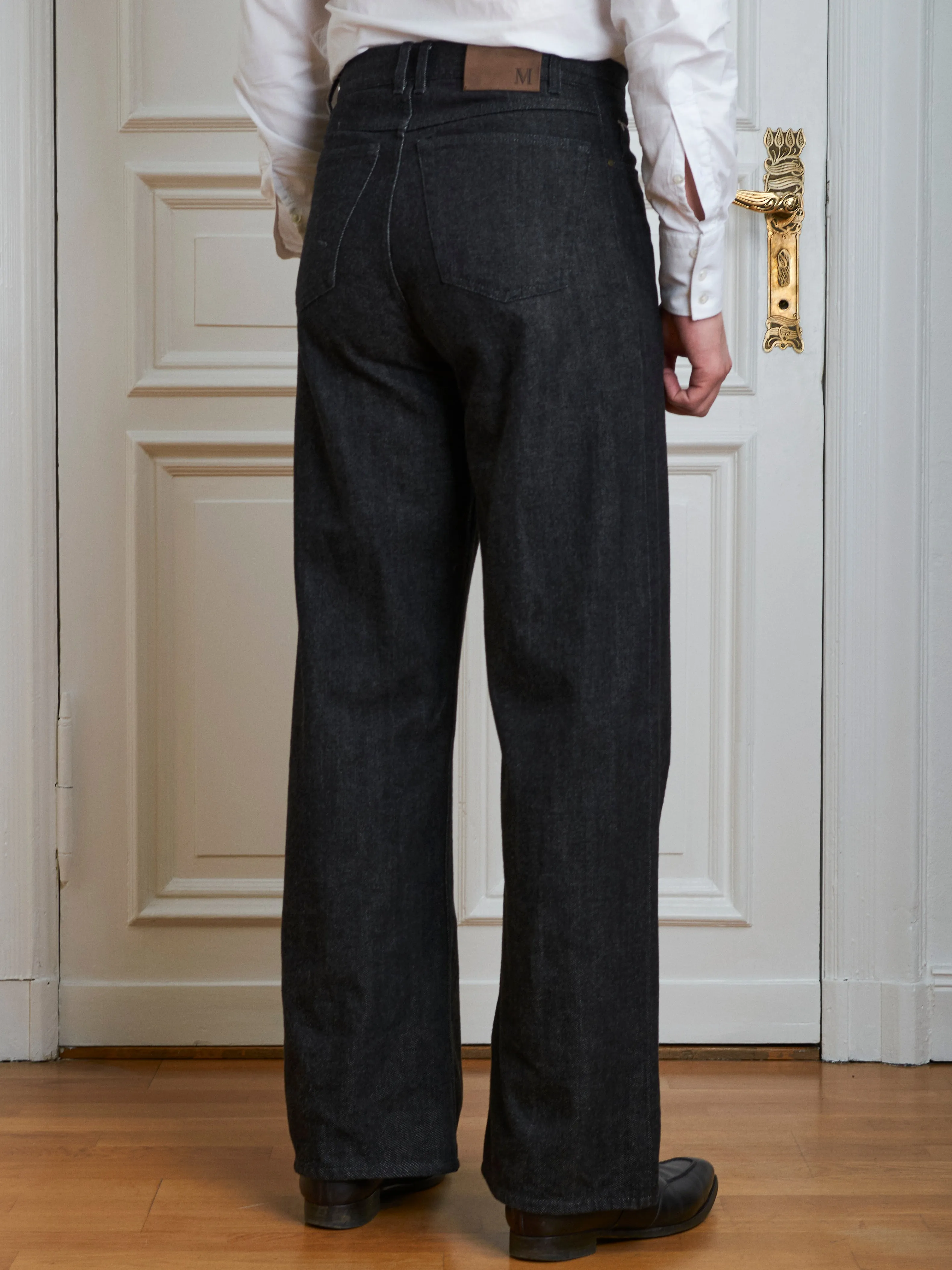 Jeans - Black denim sold by Maximilian Mogg product image thumbnail 3
