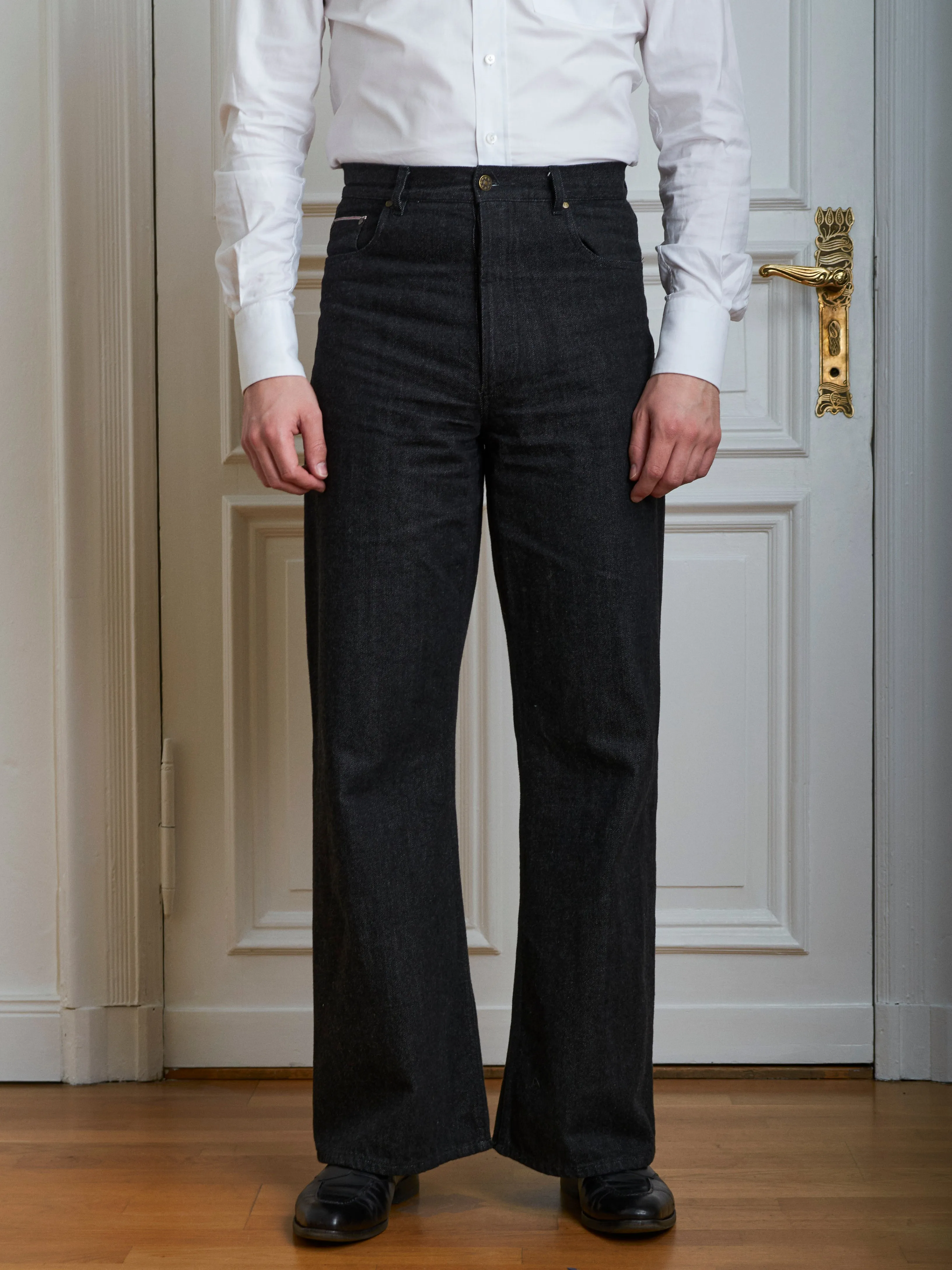 Jeans - Black denim sold by Maximilian Mogg