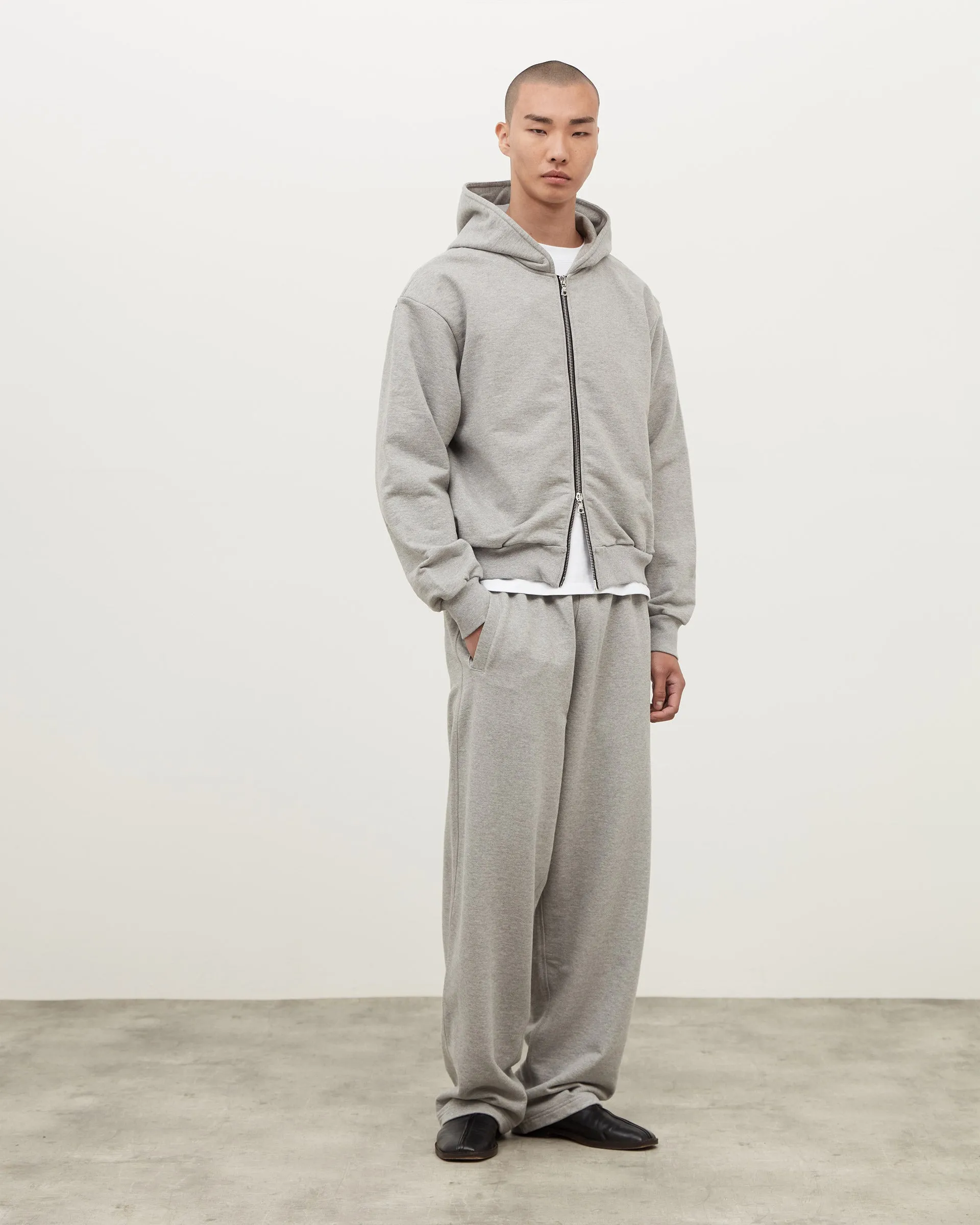 Zip Hoodie - Heather Grey sold by Daniel Simmons