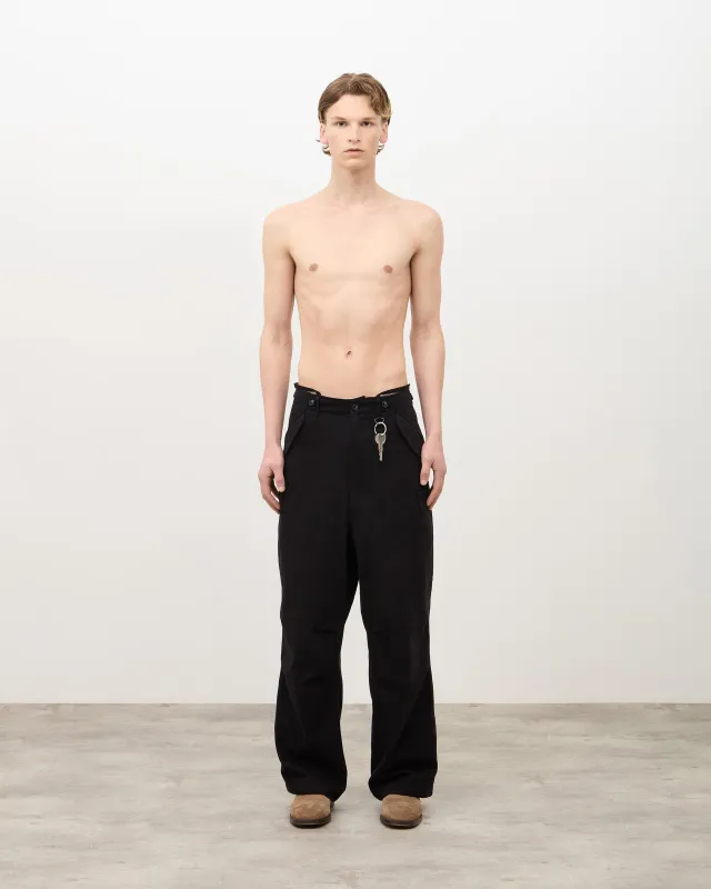 Military Cargo Trousers V2 - Vintage Black sold by Daniel Simmons