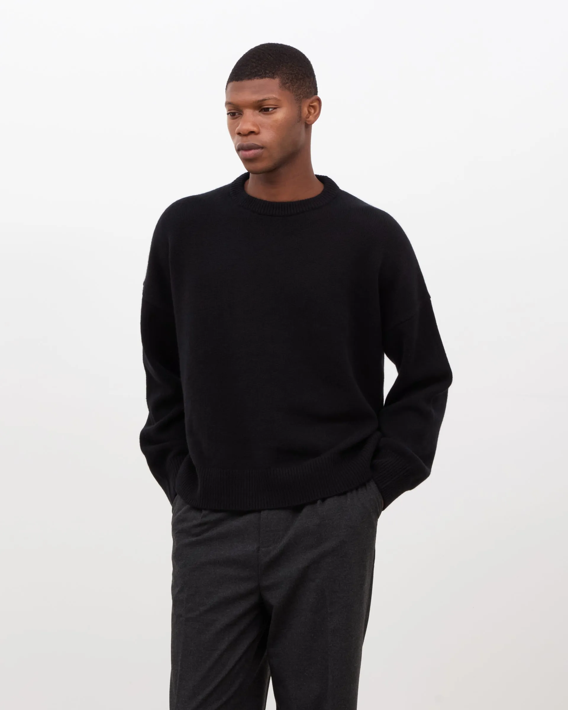 Cashmere Knit Sweater - Black sold by Daniel Simmons product image thumbnail 2