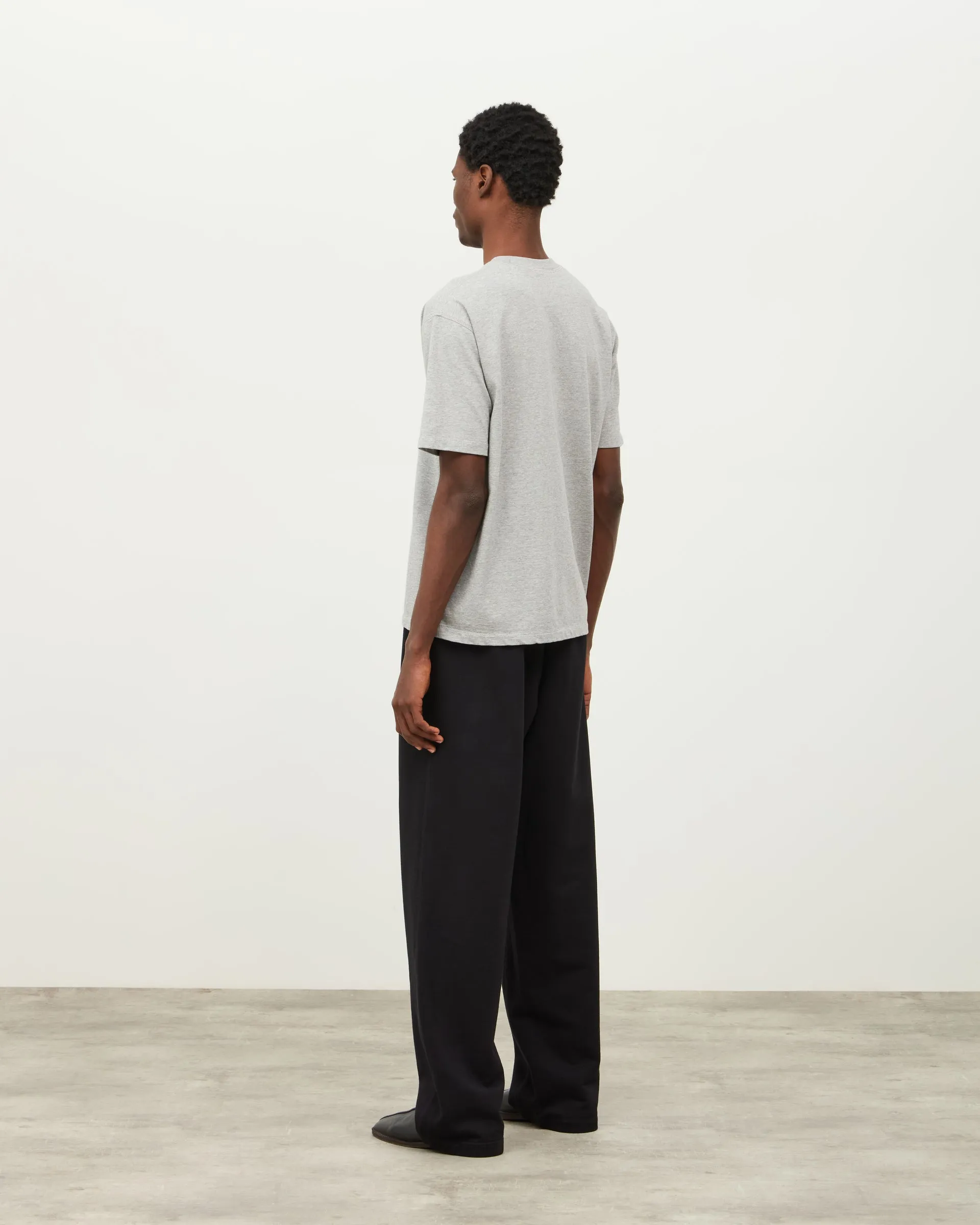 Essential T-shirt - Grey Marl sold by Daniel Simmons product image thumbnail 4