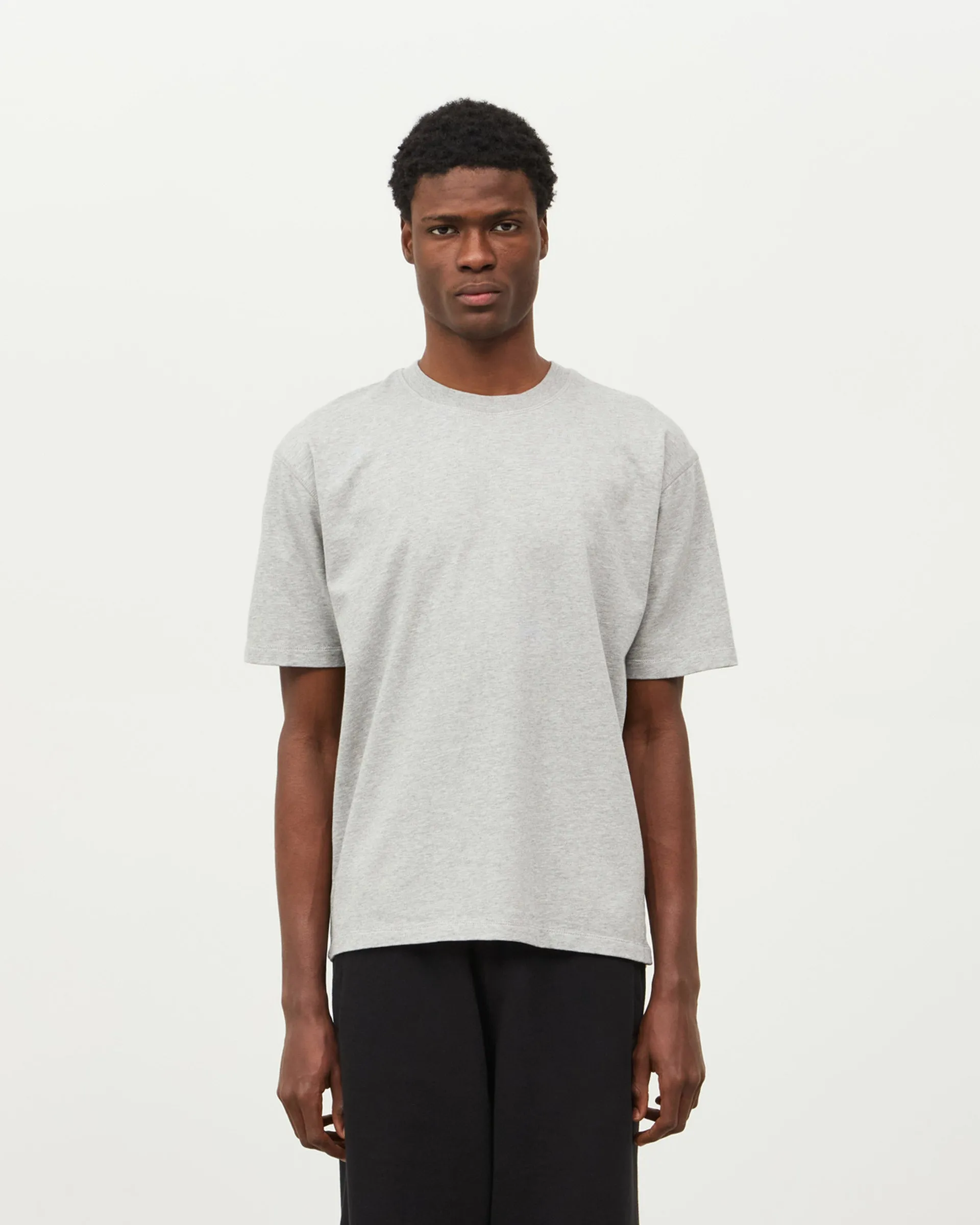 Essential T-shirt - Grey Marl sold by Daniel Simmons