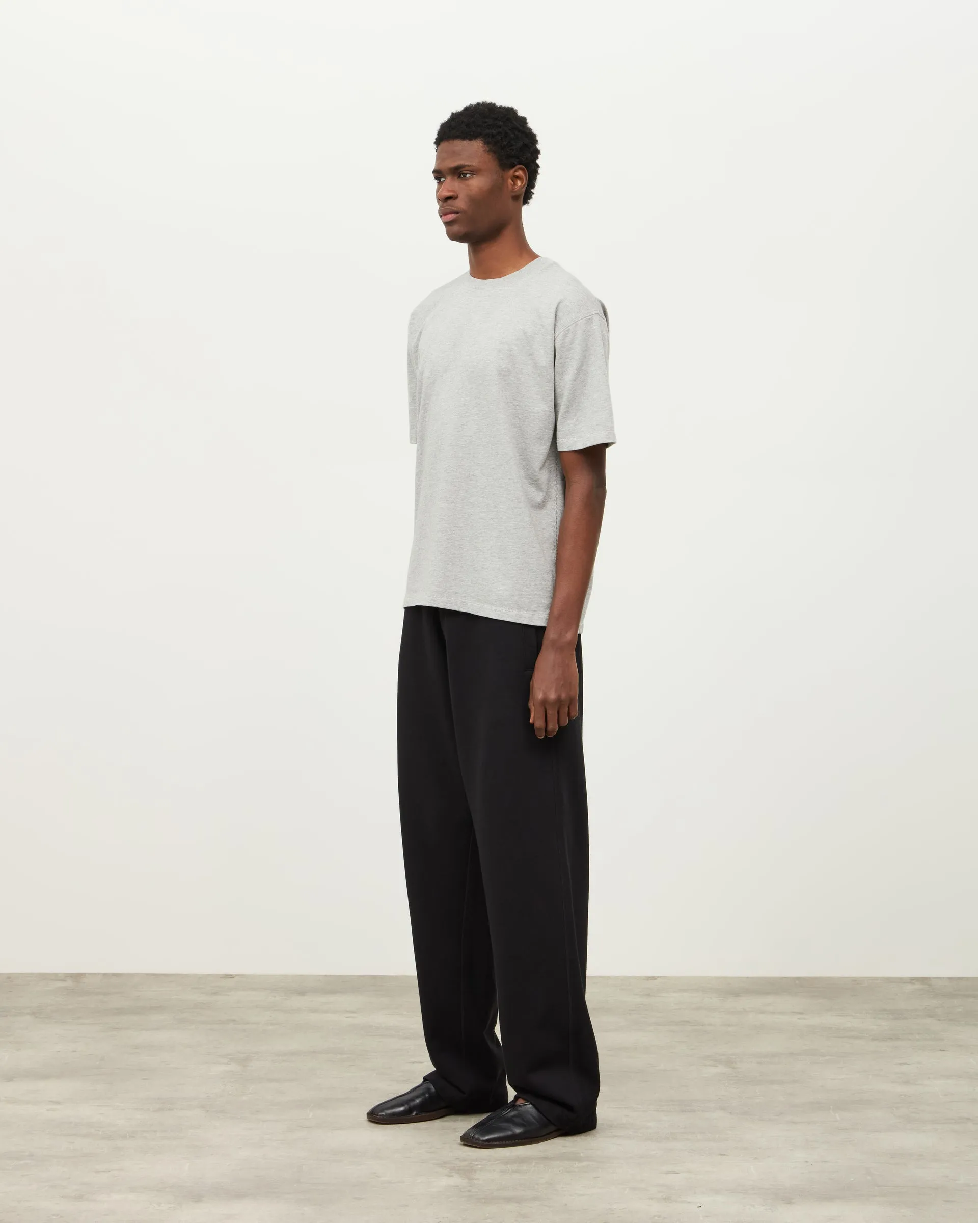 Essential T-shirt - Grey Marl sold by Daniel Simmons product image thumbnail 3