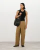 Evita Trousers - Bright Olive sold by Daniel Simmons