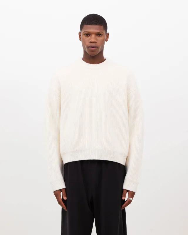 Merino Knit Sweater - Cream sold by Daniel Simmons