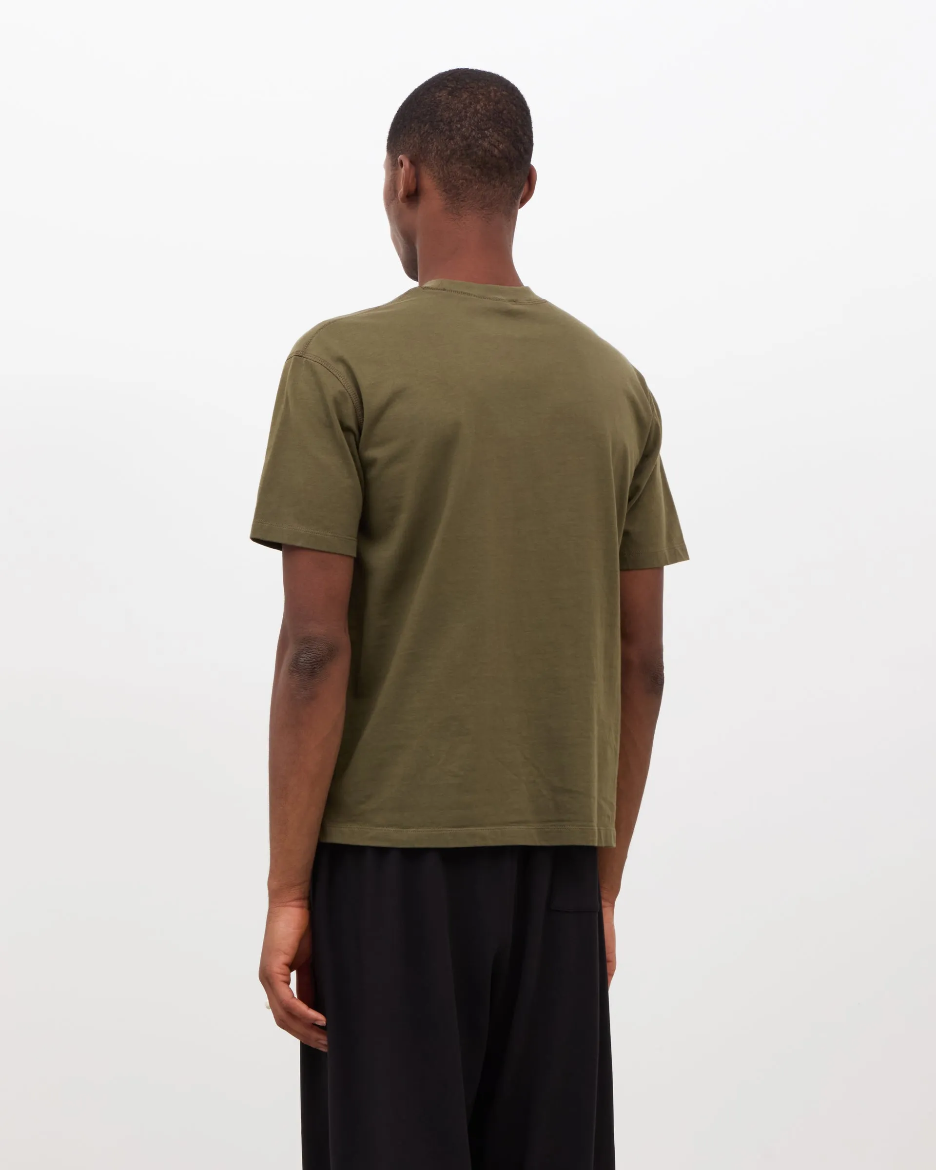 Essential T-shirt - Khaki sold by Daniel Simmons product image thumbnail 4