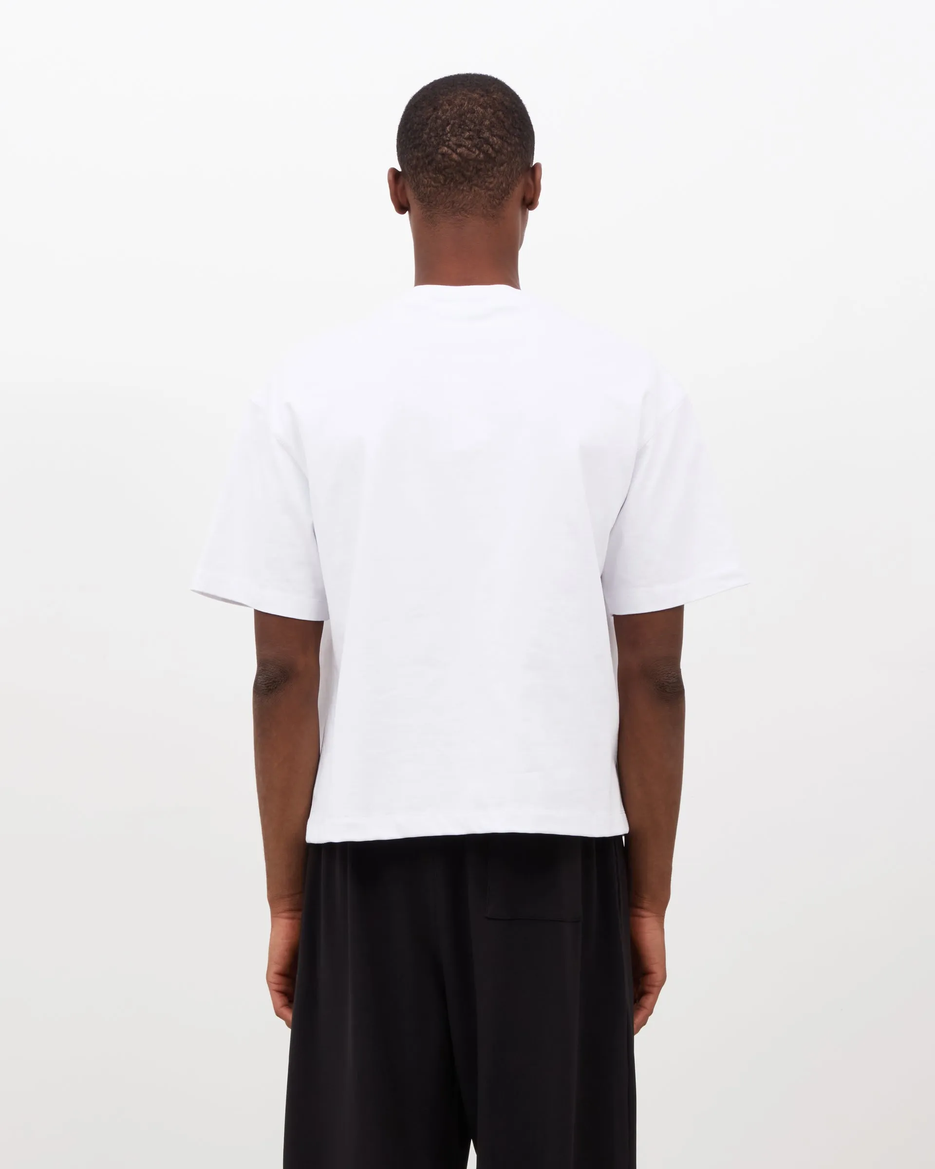 Box Fit T-shirt (Cropped) - White sold by Daniel Simmons product image thumbnail 5