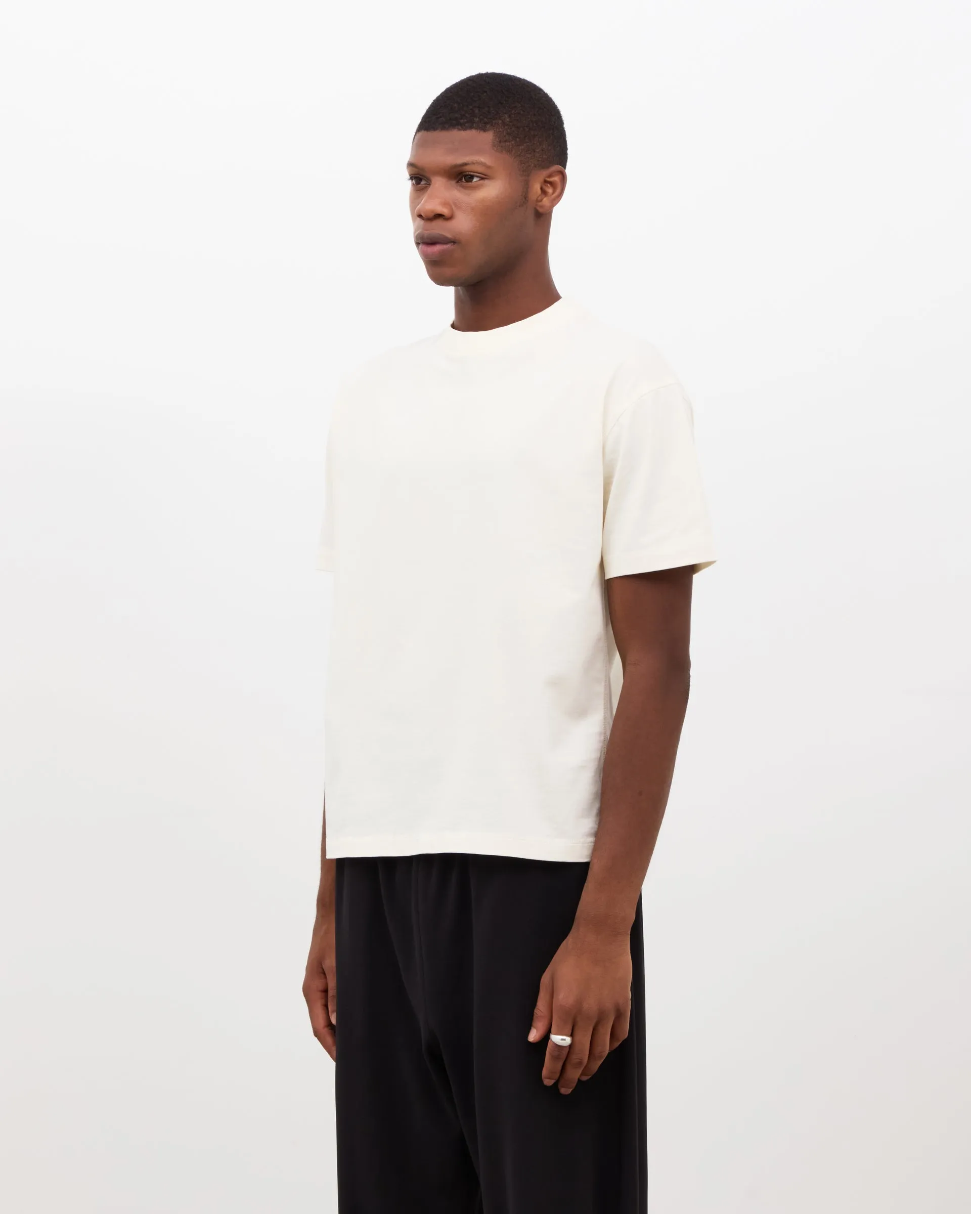 Essential T-shirt - Vintage White sold by Daniel Simmons product image thumbnail 2