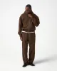 Zip Fleeceback Hoodie - Coffee Brown sold by Daniel Simmons