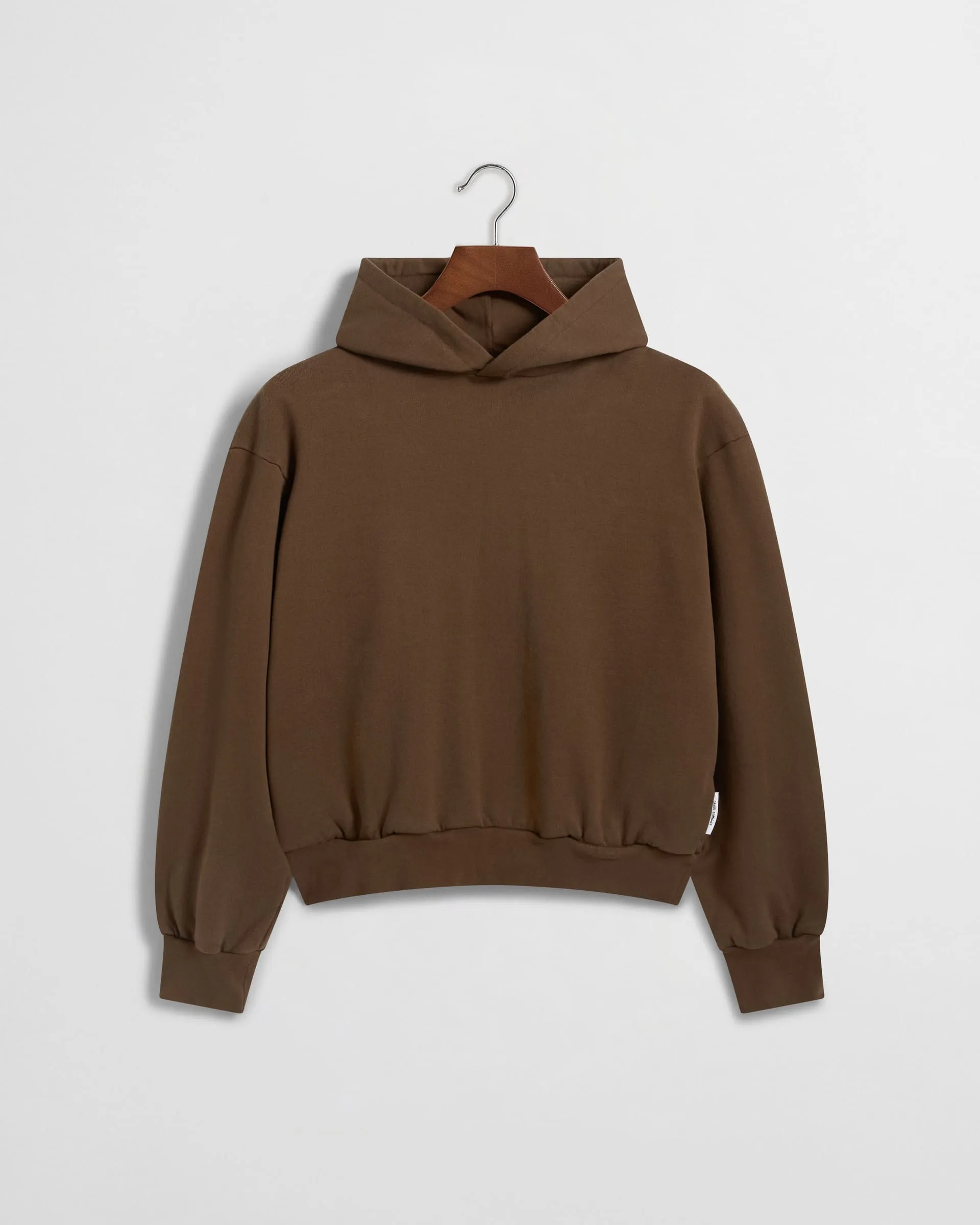Essential Fleeceback Hoodie - Coffee Brown sold by Daniel Simmons product image thumbnail 5